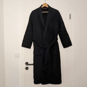 🧥 Long Navy Blue Coat - Size XS/S - Comptoir des Cotonniers (bought in France)